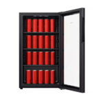 Réfrigérateur Hisense Bar Vitrine 1 Porte 94 Litres RJ12D4NX – Image 4