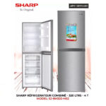 Réfrigérateur Sharp Combiné 4 Tiroirs 320 Litres Gris SJHM320HS2 - immagine 2
