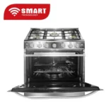 Cuisinière Smart Technology 5 Feux 80X60 A Gaz Rotisseur INOX STC8060C - immagine 3