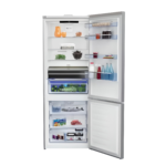 Réfrigérateur Beko Combiné 3 Tiroirs 560 Litres Nofrost Prenium Gris RCNE560 - immagine 3