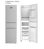 Réfrigérateur Enduro Combiné 4 Tiroirs 246 Litres Gris RORMP246X – Image 2