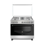 Cuisinière Astech 6 Feux 90X60 2 Feux Électrique 4 Feux Gaz + Four A Gaz EL42GEL - immagine 2