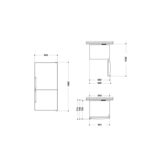 Réfrigérateur Hotpoint 558 Litres Combiné 3 Tiroirs Gris Ha84Be72X84Cme - immagine 10