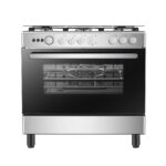 Cuisinière Hisense 5 Feux 90X60 A Gaz Gris HFG90335RX – Image 2