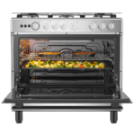 Cuisinière Hisense 5 Feux 90X60 A Gaz Gris HFG90335RX – Image 5