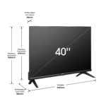Téléviseur Hisense 40 » LED Smart Vidaa 40A4K - immagine 5