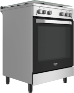 Cuisinière Hotpoint 4 Feux A Gaz 60X60 Four A Gaz Gris Hs67G2Pmx/It/1 – Image 3