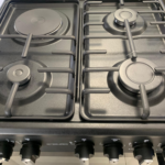 Cuisinière Enduro 4 Feux 60X60 3F A Gaz 1F Électrique + Four A Gaz AFS6031G – Image 4