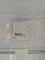 Réfrigérateur Enduro Combiné 3 Tiroirs 450 Litres Nofrost Vitre Beige RCN450GDBR - immagine 4