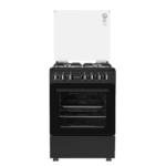 Cuisinière Enduro 4 Feux 6X60 A Gaz Double Boutton Noir AFS6040GGBIT - immagine 3