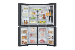 Réfrigérateur LG Side By Side Knock Knock 4 Portes Noir GCX24FFCAB - immagine 4