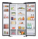 Réfrigérateur Samsung Side By Side 2 Portes 562 Litres Noir Mate Rs57Dg4000B4Gh - immagine 4