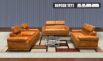 Salon Canape 7 Places Repose Tete Car Couleur Au Choix - immagine 2