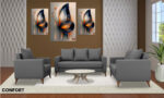 Salon Canape 6 Places Couleur Au Choix Confort - immagine 3