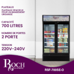 Réfrigérateur Roch Vertical 2 Portes 700 Litres Vitrine RSF700SEO - immagine 3