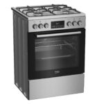 Cuisinière Beko 4 Feux 60X60 A Gaz Four Électrique INOX FBE62320XDL - immagine 2