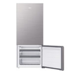 Réfrigérateur Haier Combiné 3 Tiroirs 460 Litres Gris HRF460BMS – Image 3