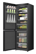 Réfrigérateur Hisense Combiné 3 Tiroirs 370 Litres Nofrost Inverter Noir RB5K330GSFE - immagine 4