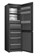 Réfrigérateur Hisense Combiné 3 Tiroirs 370 Litres Nofrost Inverter Noir RB5K330GSFE - immagine 5