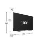 Téléviseur Hisense 100 » Smart Vida Uled Quantum Dot 4K 100U7K - immagine 3
