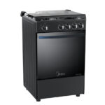 Cuisinière Midea 4 Feux 60X60 A Gaz Noir 60TMG4G081B - immagine 2