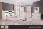 Chambre A Coucher 6 Battants 5 Pieces Blanc MC622H – Image 2