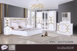 Chambre A Coucher 6 Battants 5 Pieces Blanc MC623H – Image 2