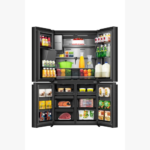 Réfrigérateur Hisense Side By Side 4 Portes 617 Litres + Dist D&Rsquo;Eau + Glacon Noir RQ9P600GTL - immagine 3