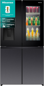 Réfrigérateur Hisense Side By Side 4 Portes 617 Litres + Dist D&Rsquo;Eau + Glacon Noir RQ9P600GTL - immagine 6