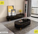 Table Téléviseur 180X40CM TV6318 + Table Basse 120X60 Noir 6318 - immagine 2