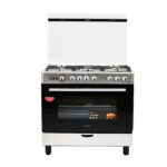 Cuisinière Astech 5 Feux 90X60+FOUR A Gaz Full Option Gris CK93DA010 - immagine 5