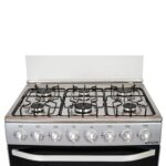 Cuisinière Astech 6 Feux 80X60 A Gaz Avec Four A Gaz INOX CIS86MS - immagine 4
