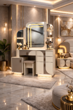 Chambre A Coucher Armoire 8 Battants 7 Pieces Vip Mihra Dore CAC11 (3272) - immagine 3