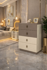 Chambre A Coucher Armoire 8 Battants 7 Pieces Vip Mihra Dore CAC11 (3272) - immagine 5