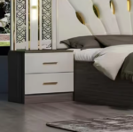 Chambre A Coucher 6 Battants 5 Pieces Gris Blanc MC627H – Image 6