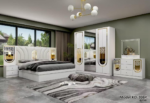 Chambre A Coucher Armoire 6 Battants 6 Pieces Blanc MC308H - immagine 2