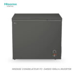 Congélateur Hisense Horizontal Inverter Gris FC340DD - immagine 2