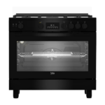 Cuisinière Beko 5 Feux 90X60 A Gaz Noir BGGR11225GB - immagine 3