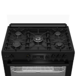 Cuisinière Beko 5 Feux 90X60 A Gaz Noir BGGR11225GB - immagine 5