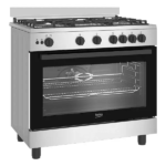 Cuisinière Beko 5 Feux 90X60 A Gaz INOX BGGR11125GX - immagine 5
