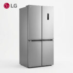 Réfrigérateur LG Side By Side 4 Portes 434 Litres Inverter Gris GCFB41FPLAM - immagine 2
