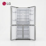 Réfrigérateur LG Side By Side 4 Portes 434 Litres Inverter Gris GCFB41FPLAM - immagine 4