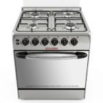 Cuisinière Selim Germaa 4 Feux 60X60 A Gaz Gris 2017/164 – Image 2