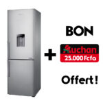 Réfrigérateur Samsung Combiné 3 Tiroirs Avec Fontaine Gris RB30J3700SA + Bon Auchan Offert - immagine 2