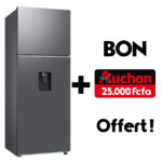 Réfrigérateur Samsung 2 Portes 462 Litres + Dist D&Rsquo;Eau Gris Rt47Cg6722S9Mu + Bon Auchan Offert - immagine 2