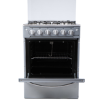 Cuisinière Astech 4 Feux 60X60 A Gaz Avec Four A Gaz INOX Mis CSI60MS - immagine 4