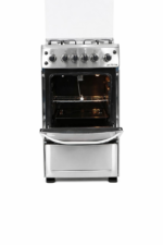 Cuisinière Astech 4 Feux 50X50 A Gaz Avec Four A Gaz INOX XA50GS - immagine 3