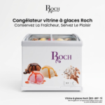 Congélateur Roch Horizontal 400 Litres Vitrine Blanc RIS400D - immagine 2
