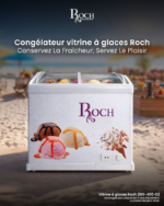 Congélateur Roch Horizontal 400 Litres Vitrine Blanc RIS400D - immagine 3