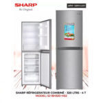 Réfrigérateur Sharp Combiné 4 Tiroirs 320 Litres Gris SJHM320HS2